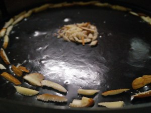 chocolate with almonds