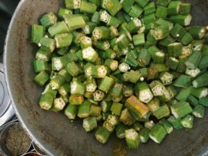 Okra/lady's finger/bhindi